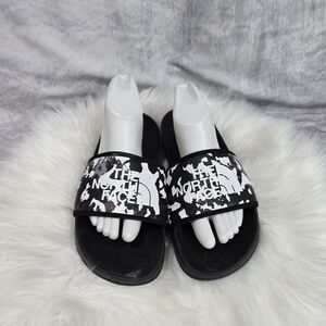 The North Face ' Black & White Slide Sandals